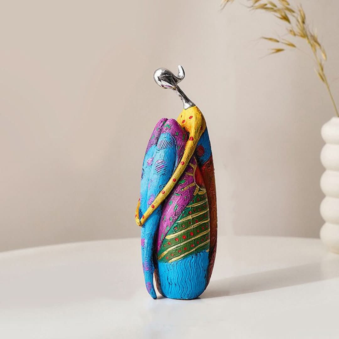 Colourful Abstract Figurine