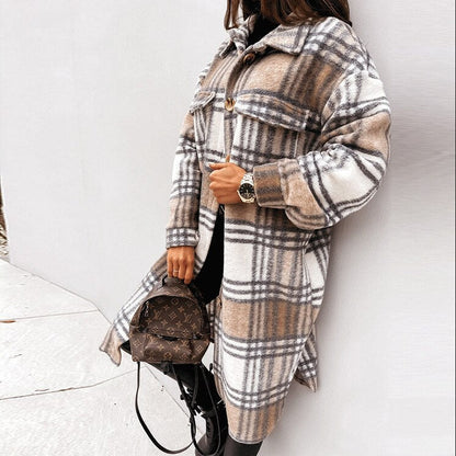 Women's Mid-Length Coat - Long - Ideal for Spring