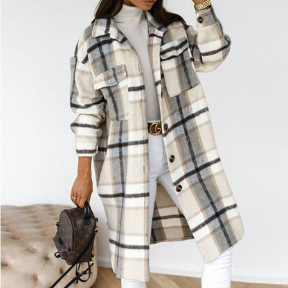 Women's Mid-Length Coat - Long - Ideal for Spring