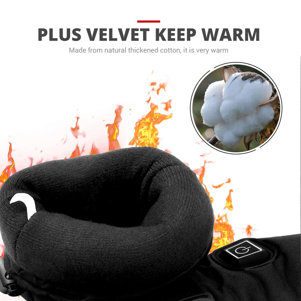 Heated Gloves for Motorcycle Scooter Winter - Professional