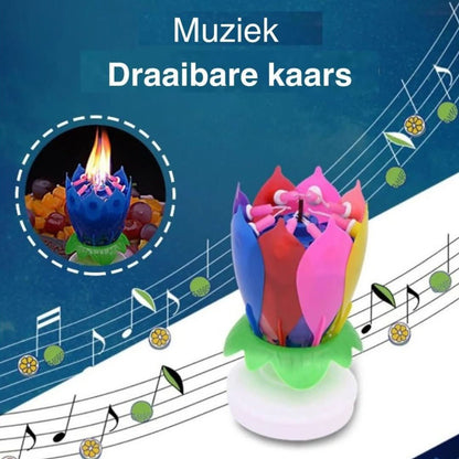 Verjaardagskaars | Magische bloem