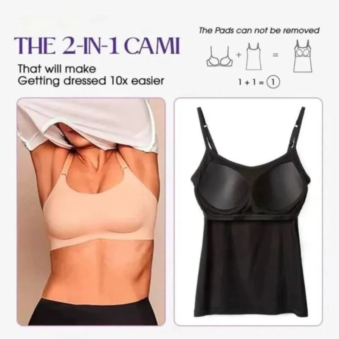 Топ с вграден сутиен