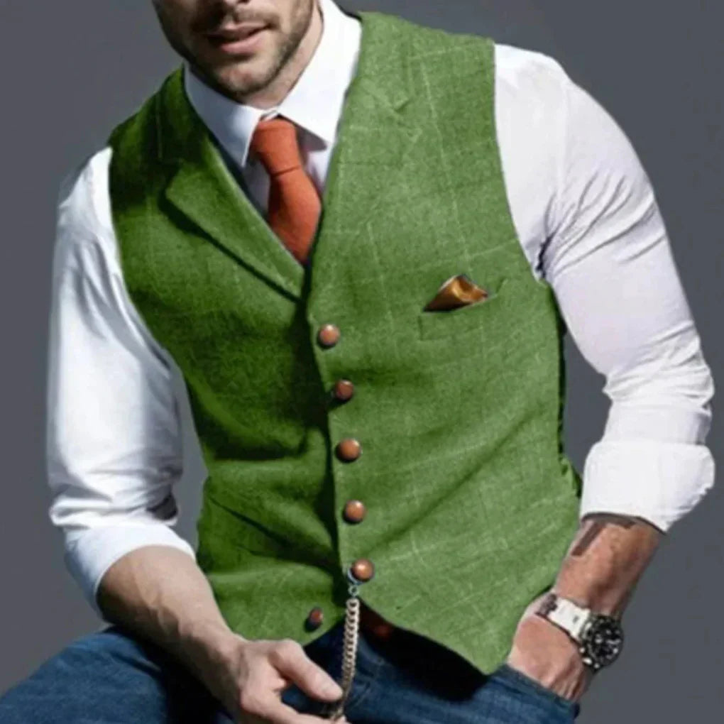 Gilet vintage – classico fascino rétro con stile a strati