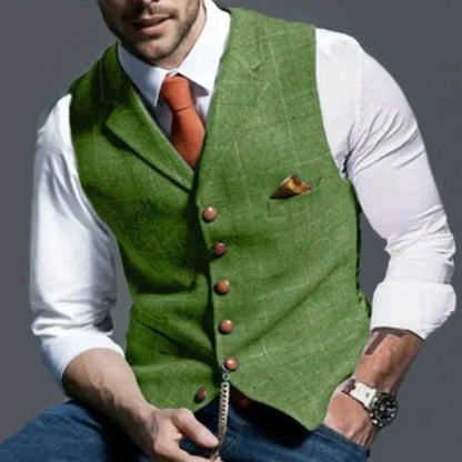 Gilet vintage – classico fascino rétro con stile a strati