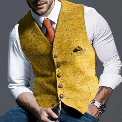 Gilet vintage – classico fascino rétro con stile a strati