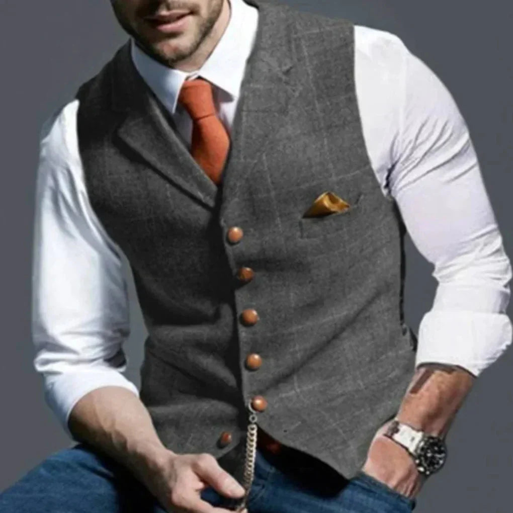 Gilet vintage – classico fascino rétro con stile a strati