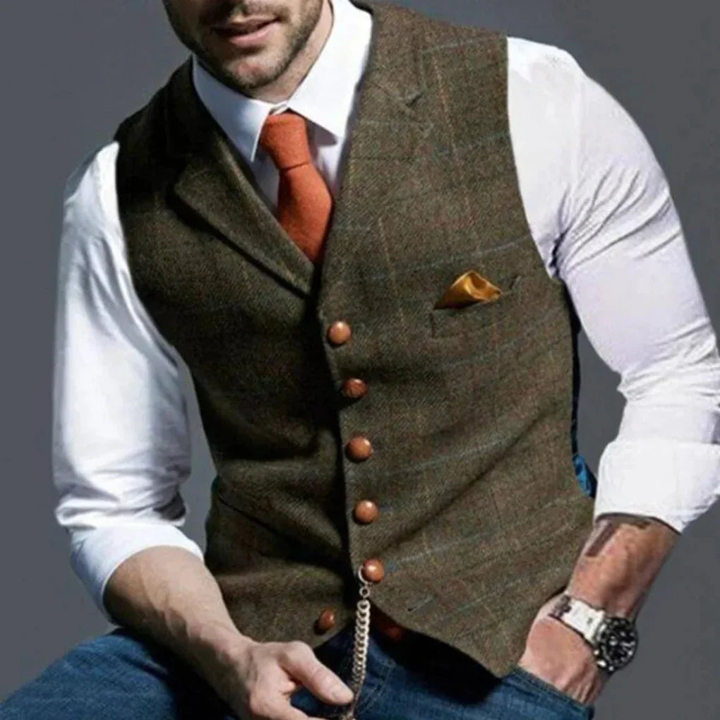 Gilet vintage – classico fascino rétro con stile a strati