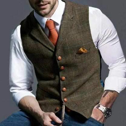 Gilet vintage – classico fascino rétro con stile a strati