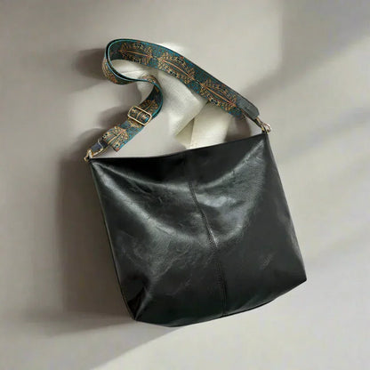 Vintage Leather Shoulder Bag for Women