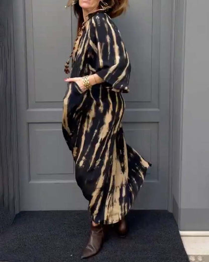 Robe maxi vintage avec poches