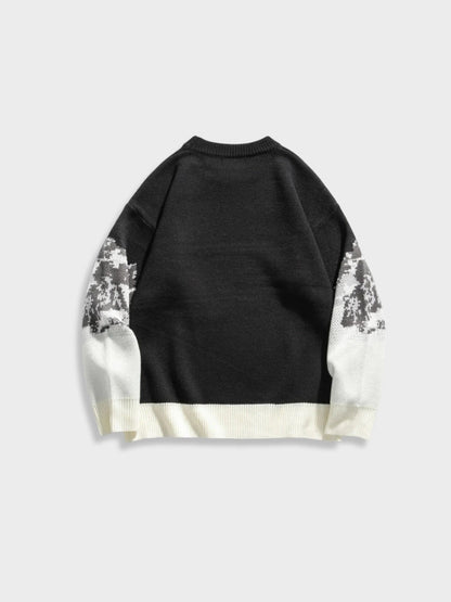 Pull vintage de montagne