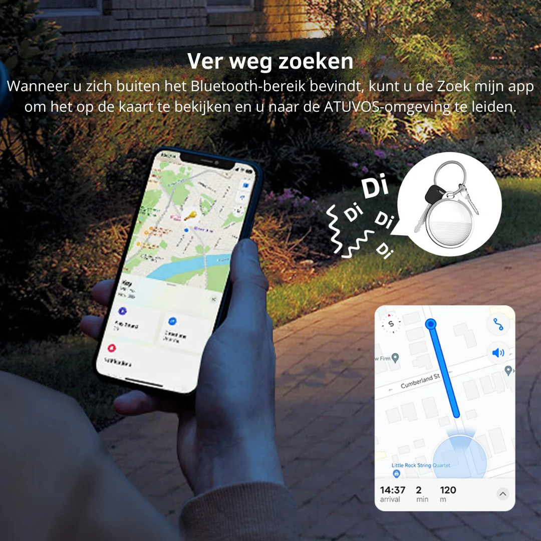 Mini GPS-sporer for Apple iOS