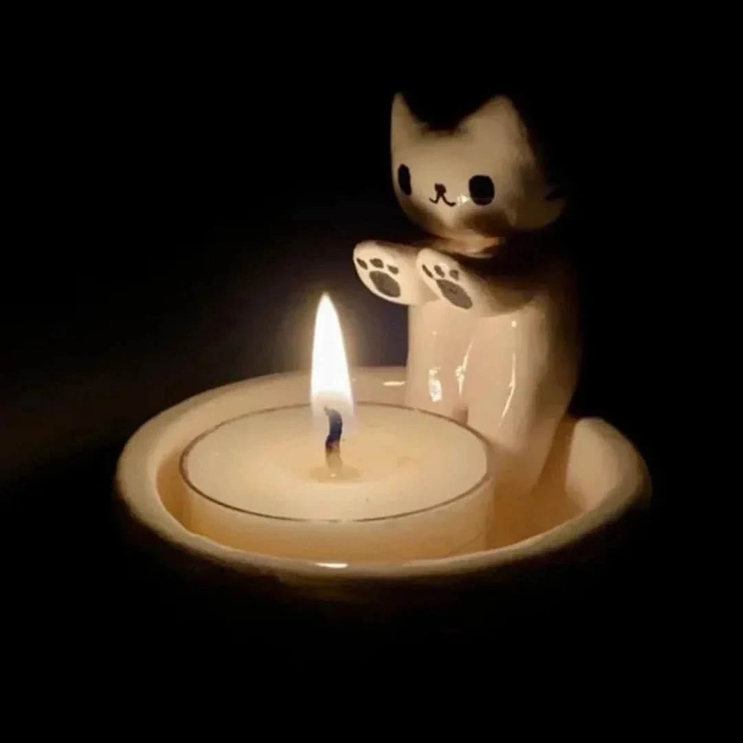 FireKittens | Cat Candle Holder