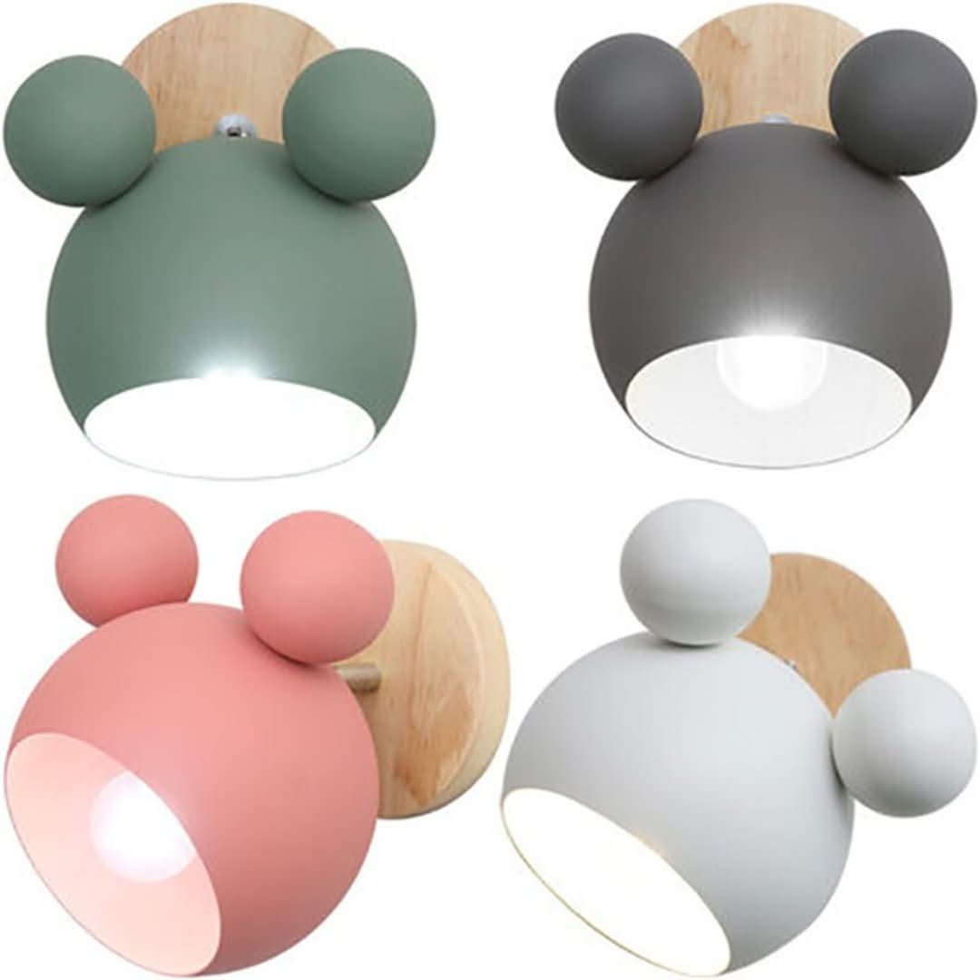 GlowKids - Lampada da parete LED nordica per la cameretta dei bambini