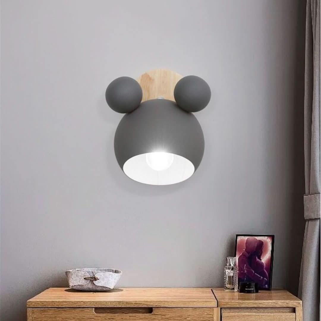 GlowKids - Lampada da parete LED nordica per la cameretta dei bambini