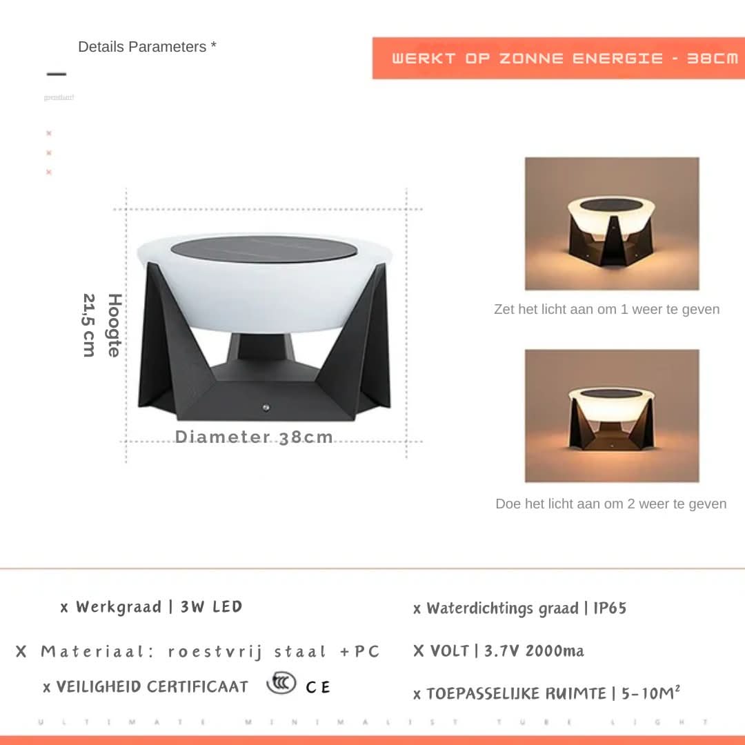 VZVI Landing Light | Runs On Solar Energy