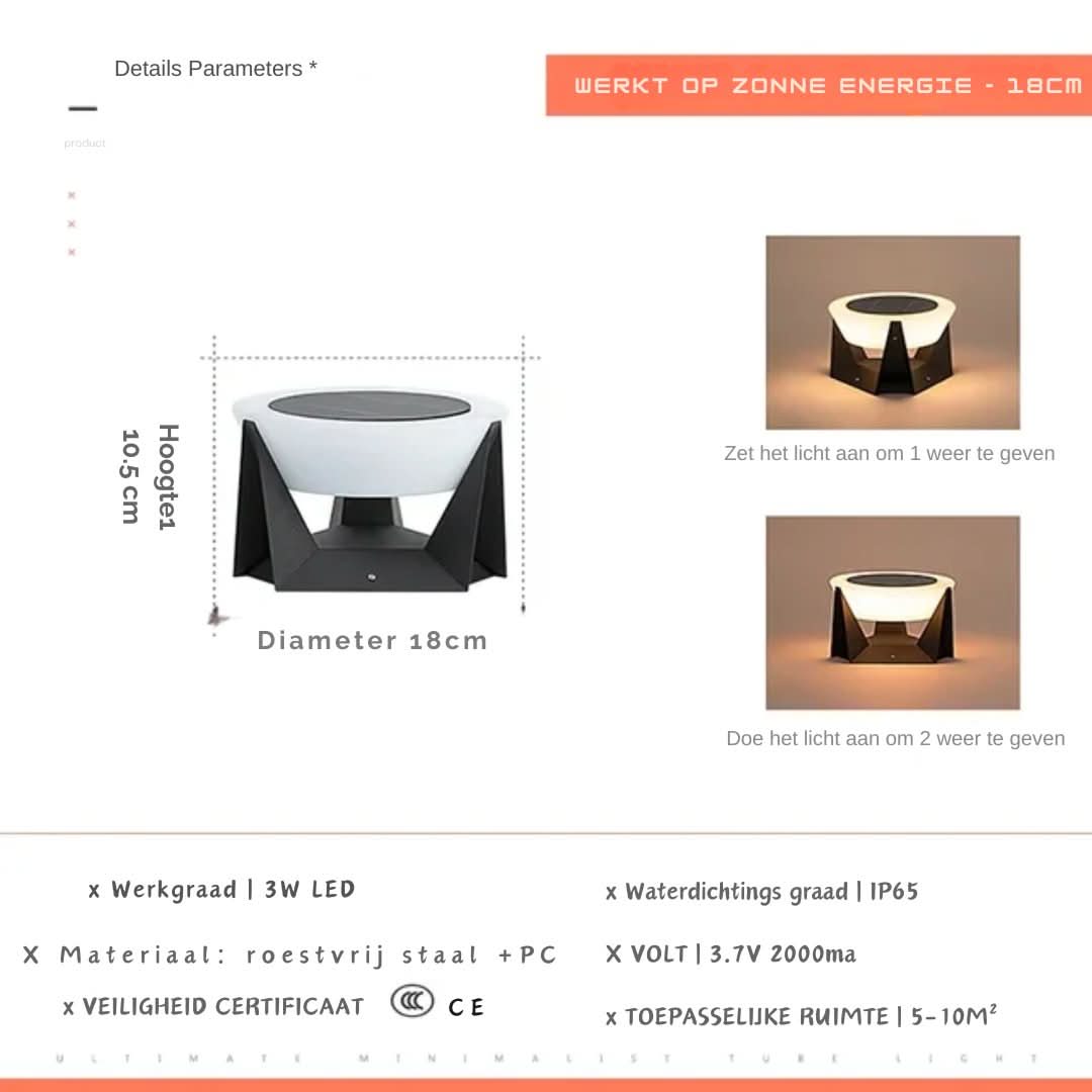 VZVI Landing Light | Runs On Solar Energy