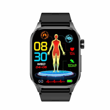 LifeSync – Advanced Smartwatch with ECG, Blood Sugar and Blood Pressure Monitoring