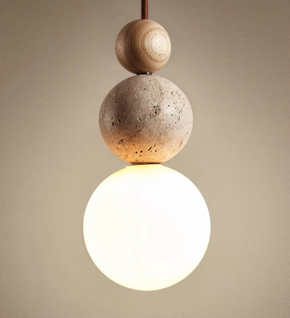 Travertine Pendant Lamp – Minimalistic & Stylish Design