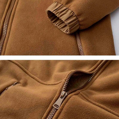 Chaqueta de hombre FleeceShield con capucha – Cálida, cómoda y práctica