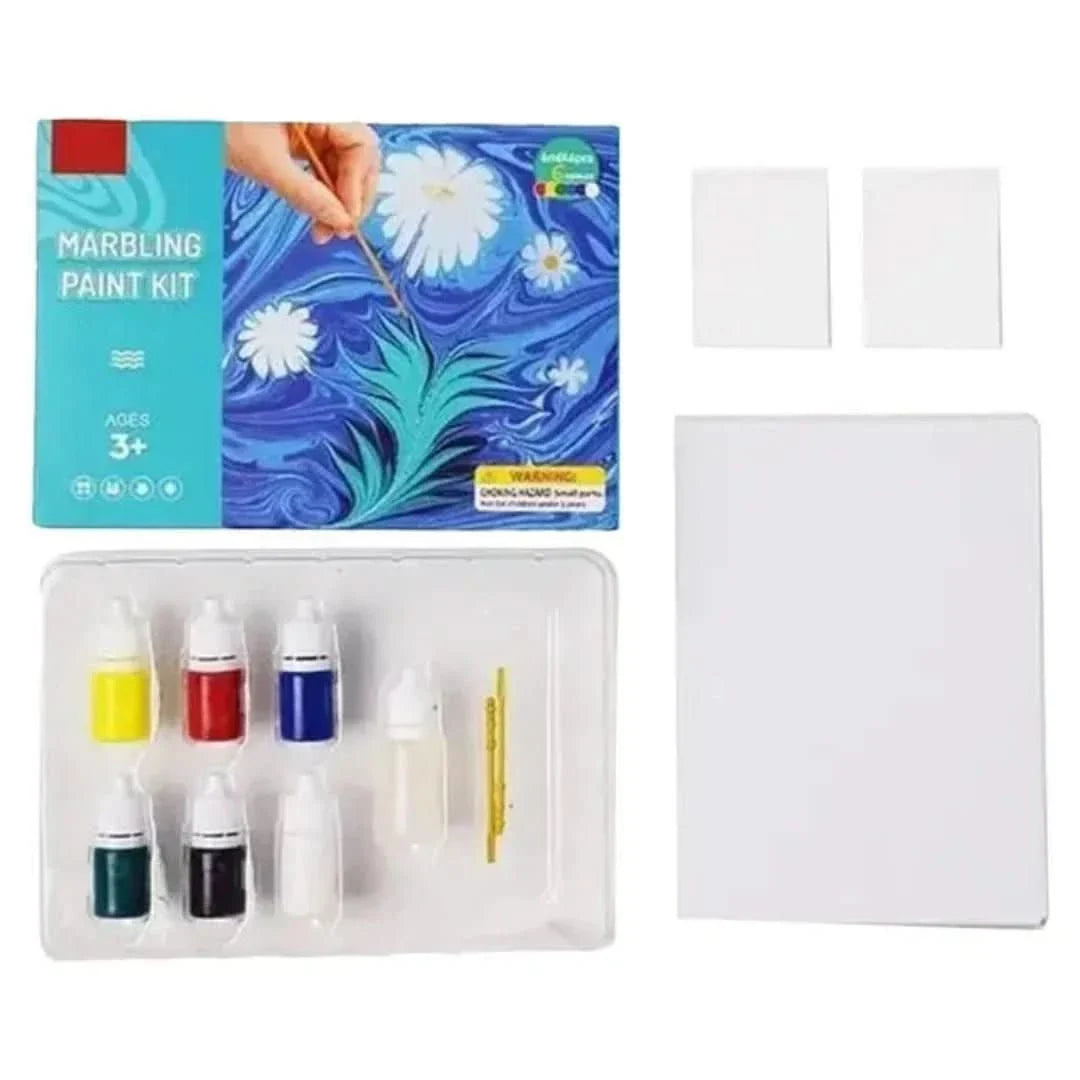 Kit de pintura marmoleada con agua