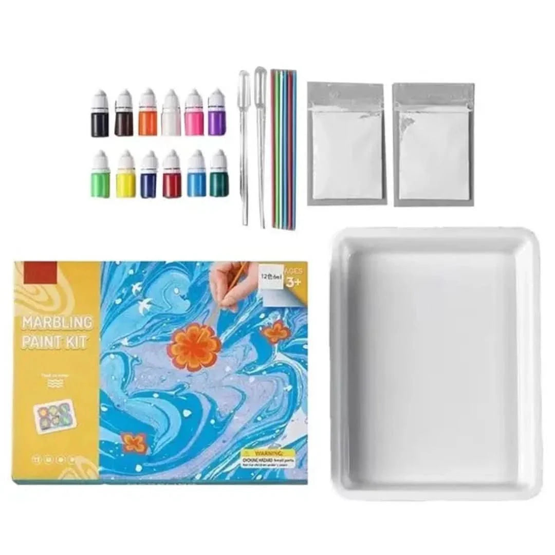 Kit de pintura marmoleada con agua