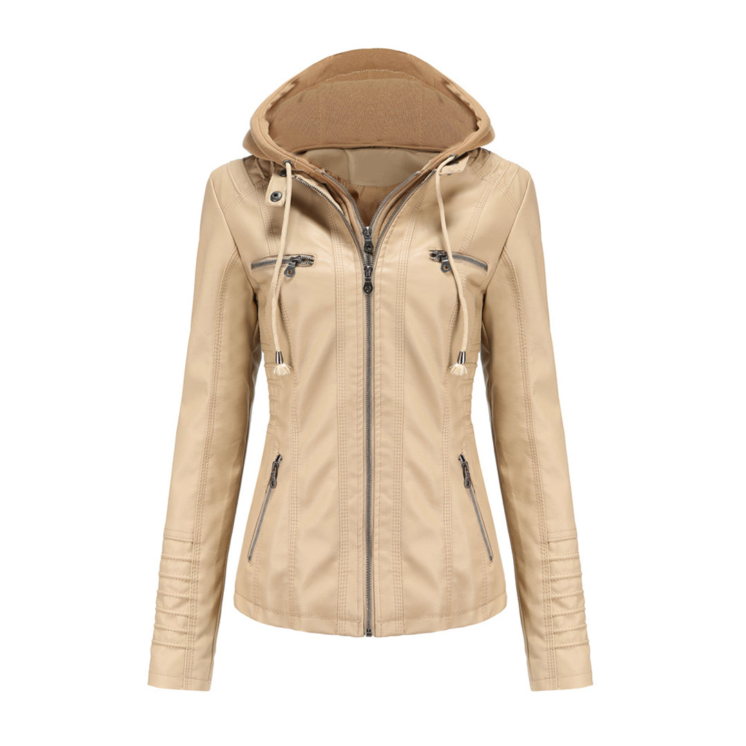 Veste en cuir élégante pour femme