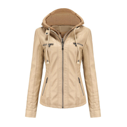 Veste en cuir élégante pour femme