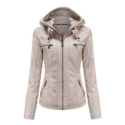Veste en cuir élégante pour femme