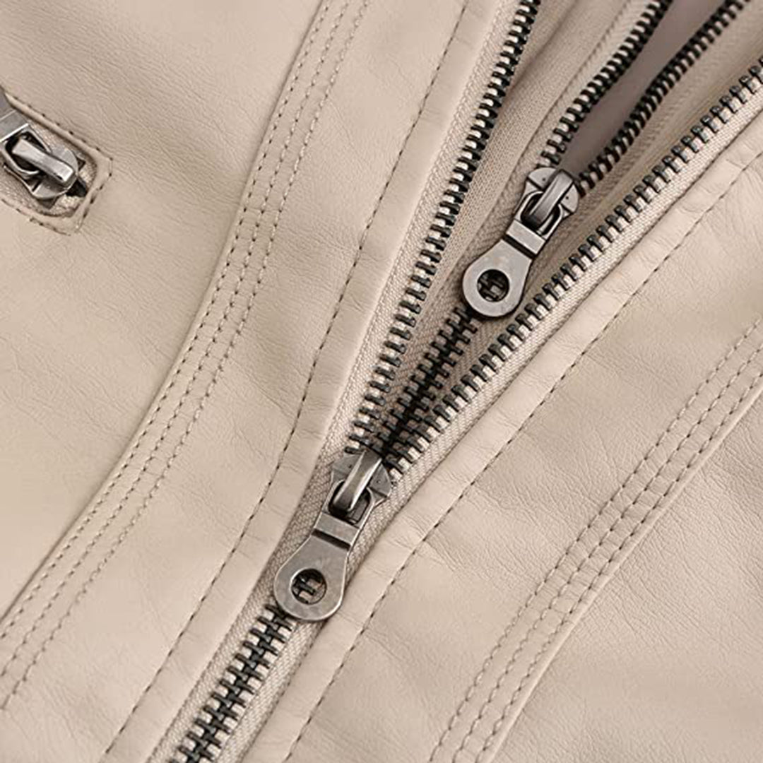 Veste en cuir élégante pour femme