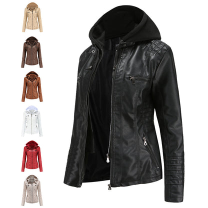 Veste en cuir élégante pour femme
