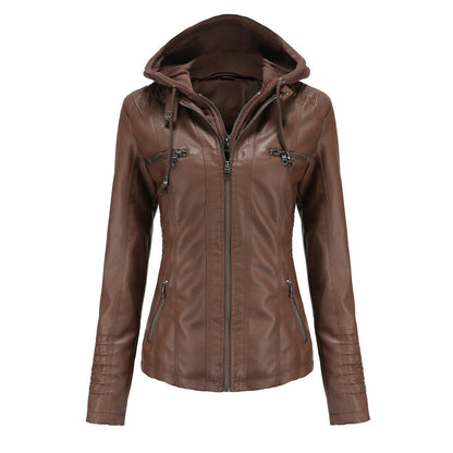 Veste en cuir élégante pour femme