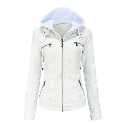 Veste en cuir élégante pour femme
