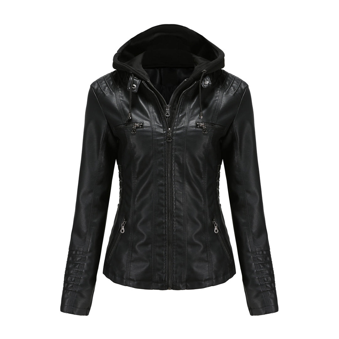 Veste en cuir élégante pour femme