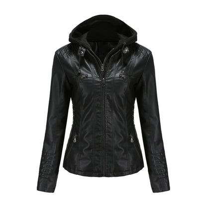 Veste en cuir élégante pour femme