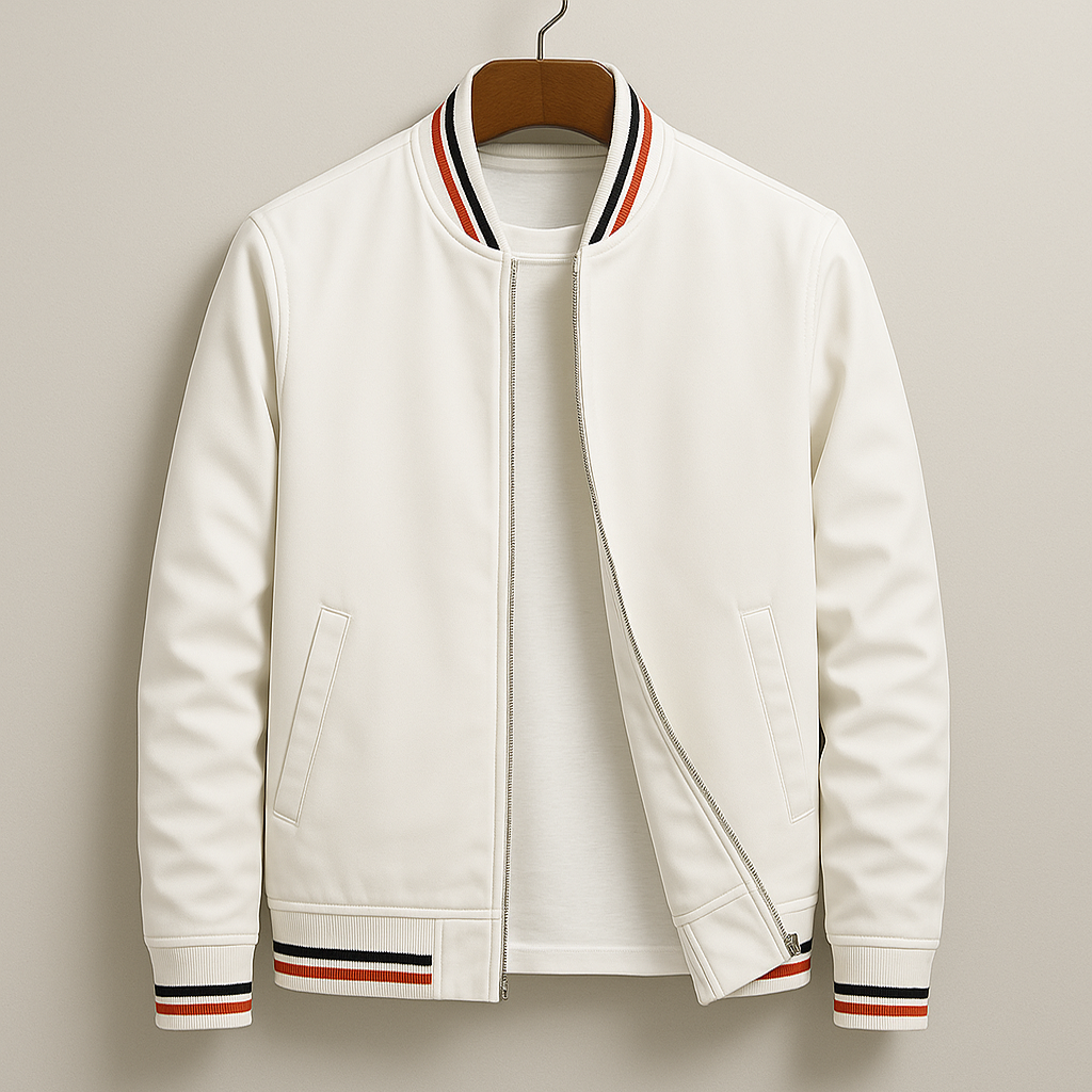 Urban Bomber Men's Jacket with Zip – Modern and Timeless