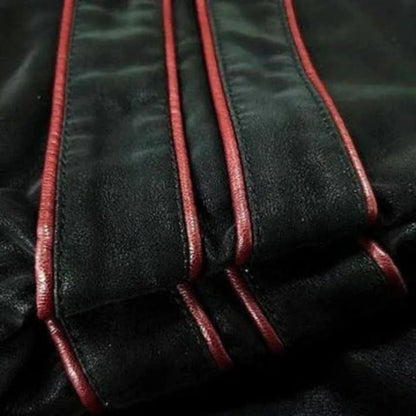 Willem | Veste en cuir noire pour homme