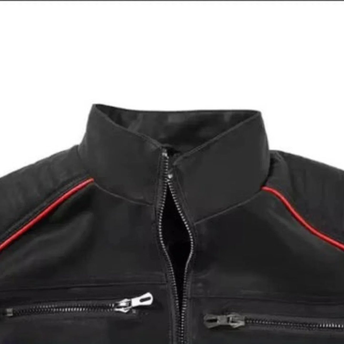 Willem | Veste en cuir noire pour homme