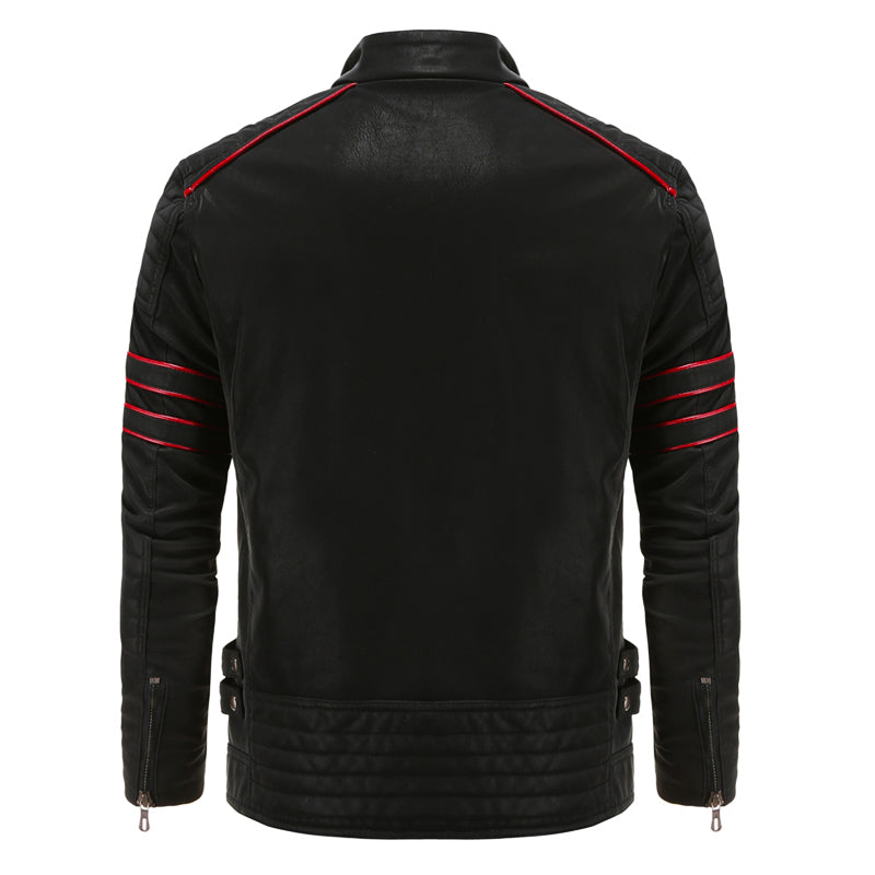 Willem | Veste en cuir noire pour homme