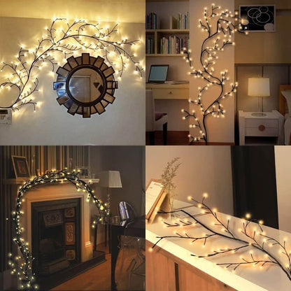 Iluminación decorativa de sauce
