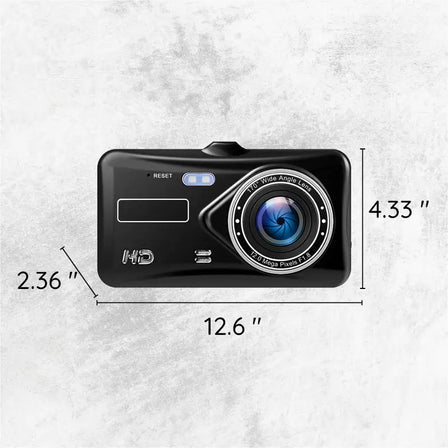 Doppia Dash Cam Wireless con Visione Notturna e Angolo di 170°
