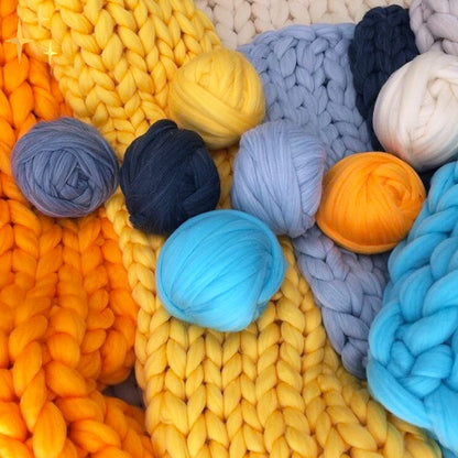Chunky Knit Blanket - Ultra-Soft Oversized Blanket