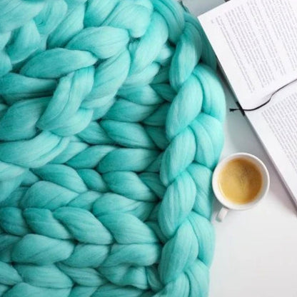 Chunky Knit Blanket - Ultra-Soft Oversized Blanket