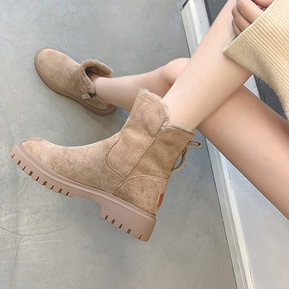 Winter Comfortable Boots with Zip - Mayana
