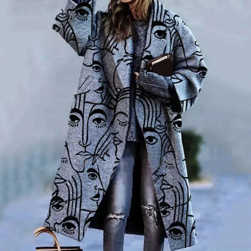 Oversized Long Winter Coat - Janina