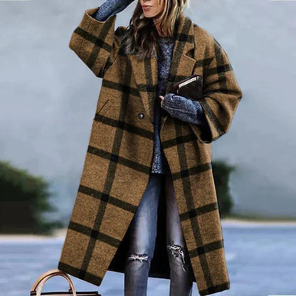 Oversized Long Winter Coat - Janina