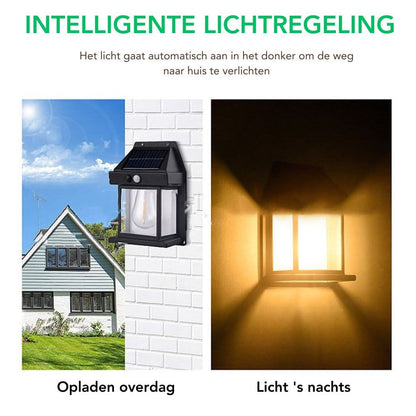 Wolfraam | Solárne nástenné svietidlo