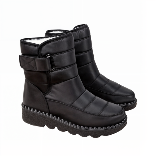 Waterproof Ladies' Snow Boots with Non-Slip Sole – Warm Winter Boots for Ice and Snow