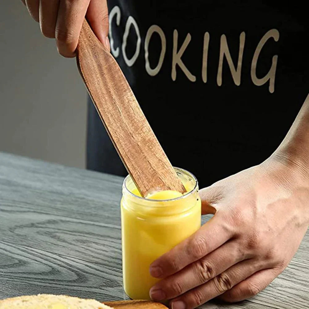 Wooden Spurtle Set - Sustainable & Versatile Kitchen Utensils