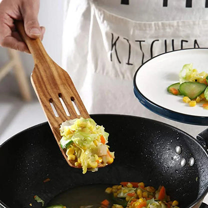 Wooden Spurtle Set - Sustainable & Versatile Kitchen Utensils
